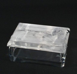 Broušené sklo -dóza délka 14,5 cm - Broušené sklo - Ostatní brus