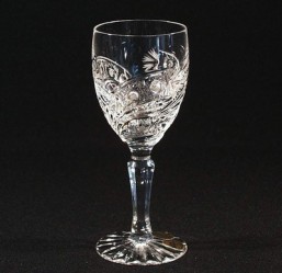 Broušené sklo -sklenice - sherry 90 ml - Broušené sklo - Bohatý brus