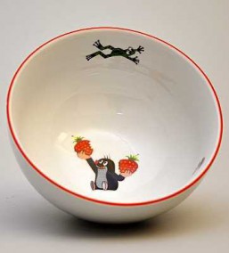 miska hluboká Krtek - Dětský porcelán