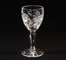 Broušené sklo -sklenice - likér 35 ml - Broušené sklo - Bohatý brus
