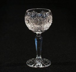 Broušené sklo -sklenice - likér  20 ml - Broušené sklo - Bohatý brus