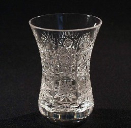 Broušené sklo -sklenice - likér 140 ml - Broušené sklo - Bohatý brus