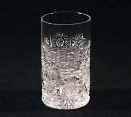 Broušené sklo -sklenice - likér  40 ml - Broušené sklo - Bohatý brus
