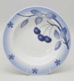 Hluboký talíř - Modré třešně - Modré třešně
