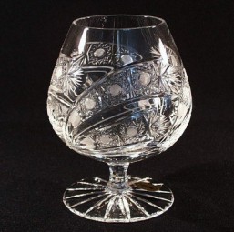Broušené sklo -sklenice - brendy 750 ml - Broušené sklo - Bohatý brus