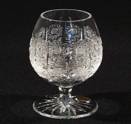 Broušené sklo -sklenice - brendy 135 ml - Broušené sklo - Bohatý brus