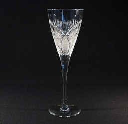 Broušené sklo -sklenice - víno 270 ml - Broušené sklo - Bohatý brus