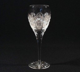 Broušené sklo -sklenice - víno 170  ml - Broušené sklo - Bohatý brus