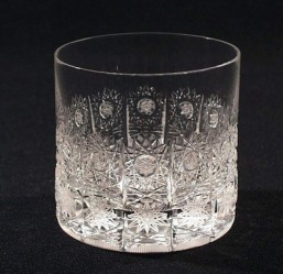 Broušené sklo -sklenice - whisky 360 ml - Broušené sklo - Bohatý brus