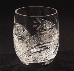 Broušené sklo -sklenice - whisky 220 ml - Broušené sklo - Bohatý brus