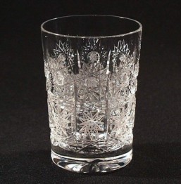 Broušené sklo -Broušené sklo -sklenice - whisky 240 ml - Broušené sklo - Bohatý brus