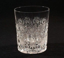 Broušené sklo -sklenice - whisky 340 ml - Broušené sklo - Bohatý brus