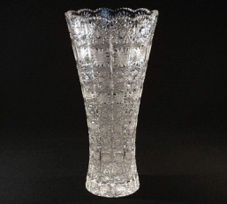 Broušené sklo - váza 31 cm - Broušené sklo - Bohatý brus