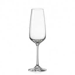 Gisele - sklenice na sekt - 6 ks - Sklo - Čiré nápojové sklo