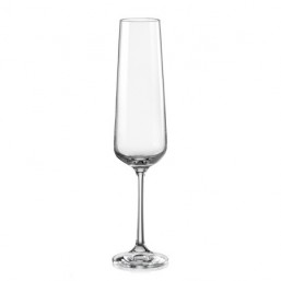 Sandra - sklenice na sekt - 6ks - Sklo - Čiré nápojové sklo