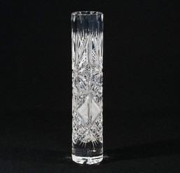 broušené sklo -váza - 20,5 cm - Broušené sklo - Bohatý brus