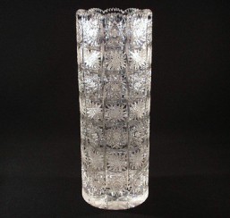 broušené sklo -váza - 35,5 cm - Broušené sklo - Bohatý brus