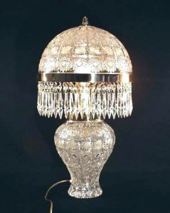 Broušená ověsová stolní lampa - Svítidla - Stolní lampy
