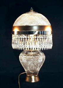 Broušená ověsová stolní lampa - Svítidla - Stolní lampy