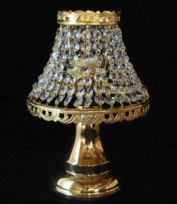 Křišťálová lampa ověsová 1 ramenná - Svítidla - Stolní lampy