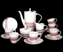 Sylvie - kávová souprava 9 ks - Užitkový porcelán - Kávové soupravy