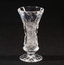Broušené sklo - vázička mini 8 cm - Broušené sklo - Bohatý brus
