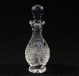 broušené sklo -karafa 8 cm - Broušené sklo - Bohatý brus