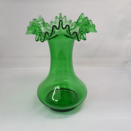 váza zelená 19cm - Sklo - užitkové sklo