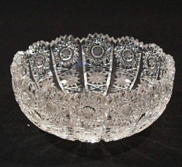 Broušené sklo -miska 11,6 cm - Broušené sklo - Bohatý brus