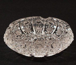 Broušené sklo -popelník 13 cm - Broušené sklo - Bohatý brus