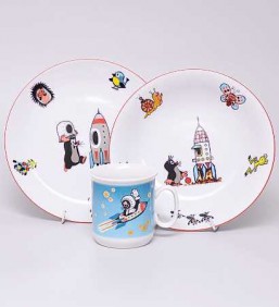 dětská souprava Krteček - raketa 30178 - Dětský porcelán