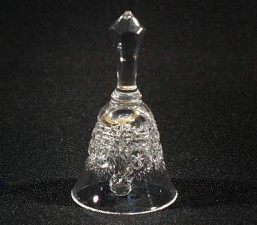 Broušené sklo - zvonek 8 cm - Broušené sklo - Bohatý brus
