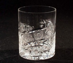 Broušené sklo -sklenice - whisky 320 ml - Broušené sklo - Bohatý brus