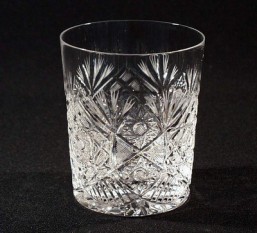 Broušené sklo -sklenice - whisky 340 ml - Broušené sklo - Bohatý brus