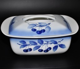Zapékací mísa Modré třešně - Užitkový porcelán - Mísy