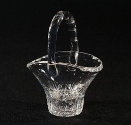 Košíček  6,2 cm - Broušené sklo - Bohatý brus