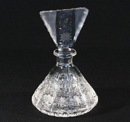 Broušené sklo - flakon 120 ml - Broušené sklo - Bohatý brus