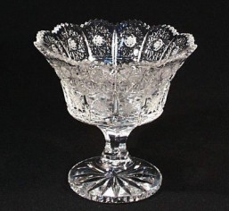 Broušené sklo -nástolec 15 cm - Broušené sklo - Bohatý brus
